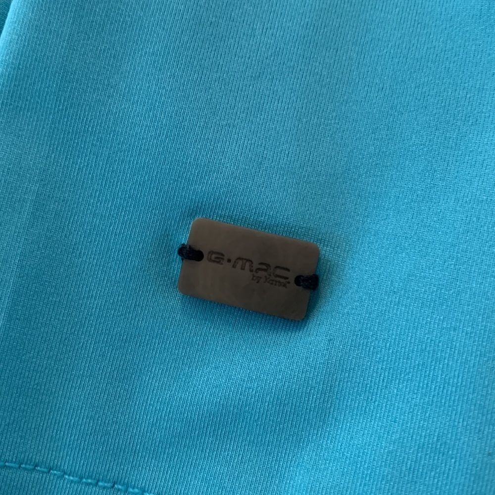 XL Blue Button Down Polo - Picture 7 of 8